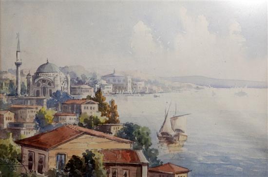 L. Serif Views of Istanbul, 10 x 15.5in.